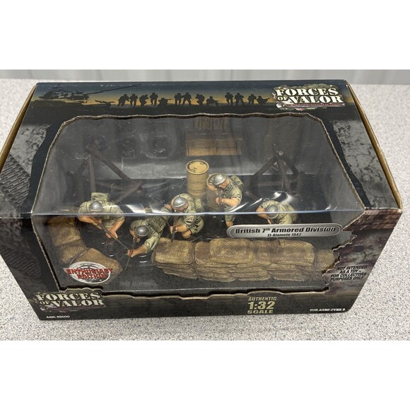 Forces of Valor El-Alamein 1942 British 7th Armored Division #83000 NEW 1:32 - Picture 2 of 9